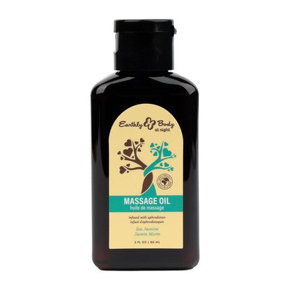 EB Hemp Seed Massage Oil SEA JASMINE - 60 ml - Sea Jasmine Scented Massage Oil - 60 ml Bottle