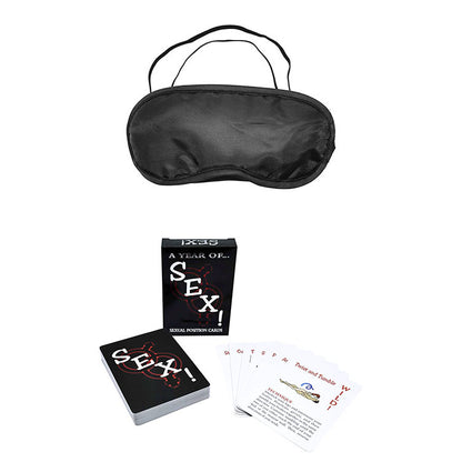 Adam & Eve MIDNIGHT MOODS COLLECTION - Black Couples Bondage Kit - Set of 10 Pieces