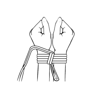 Adam & Eve BONDAGE ROPE - 3 metre (10 feet) - Black Bondage Rope - 3 metre Length
