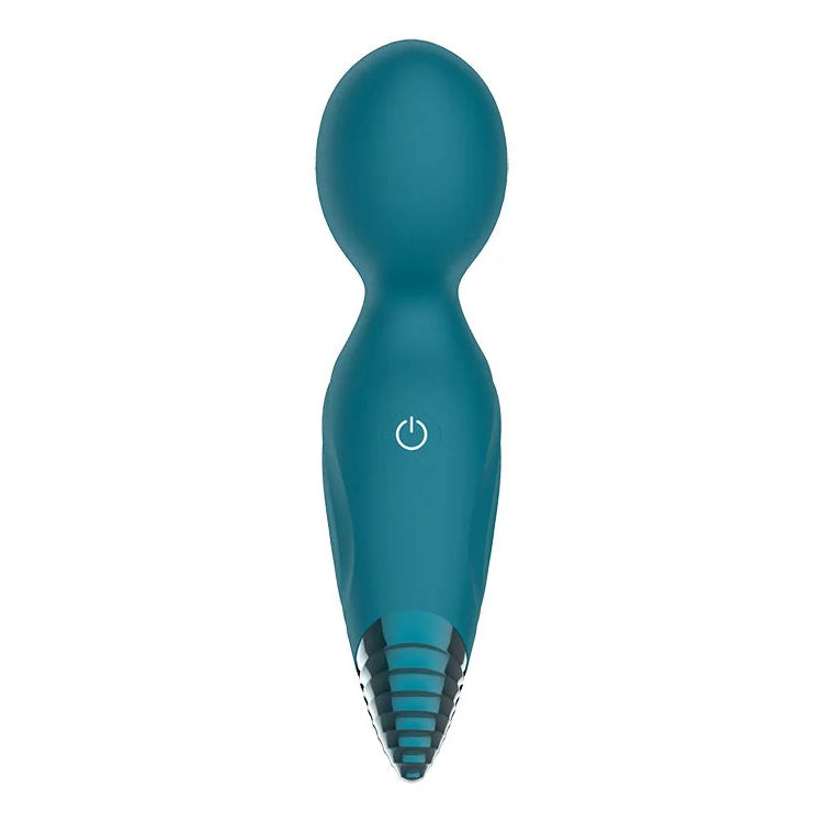 Adam & Eve DEW DROP - Green 12.7 cm USB Rechargeable Mini Massager Wand