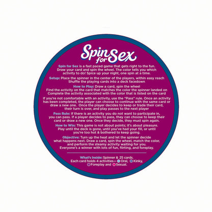 Spin For Sex - Couples Game
