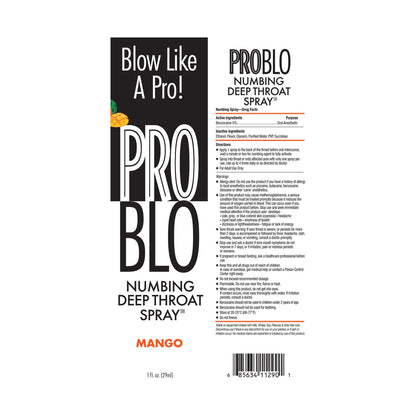 ProBlo Deep Throat Spray - Mango - Mango Flavoured Deep Throat Spray - 30 ml