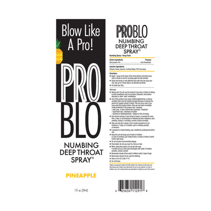 ProBlo Deep Throat Spray - Pineapple - Pineapple Flavoured Deep Throat Spray - 30 ml