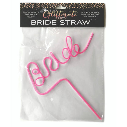 Glitterati - Bride Straw - Hens Party Novelty