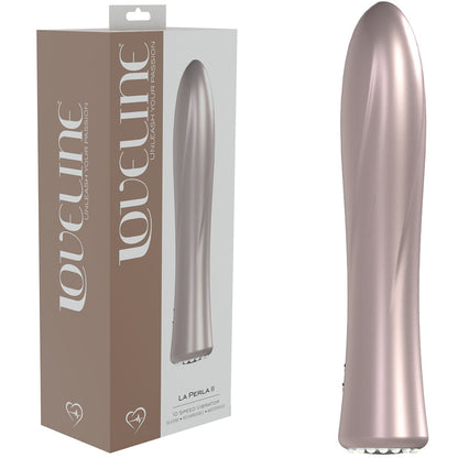 LOVELINE La Perla II - Pearlescent Pink 19.2 cm USB Rechargeable Vibrator