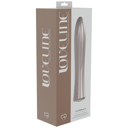 LOVELINE La Perla II - Pearlescent Pink 19.2 cm USB Rechargeable Vibrator
