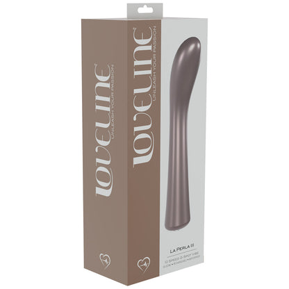 LOVELINE La Perla III - Pearlescent Pink 19.2 cm USB Rechargeable Vibrator