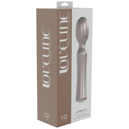 LOVELINE La Perla IV - Pearlescent Pink 19.2 cm USB Rechargeable Massage Wand