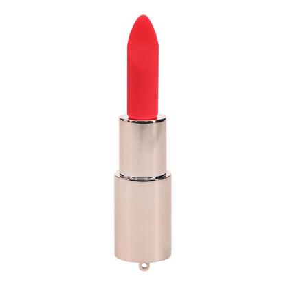 LOVELINE Diamond - Red - Red 8.3 cm USB Rechargeable Lipstick Vibrator