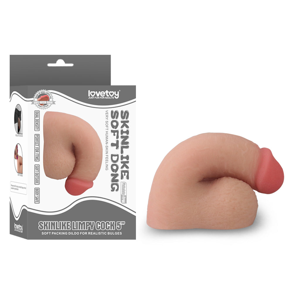 Skinlike Limpy Cock 5'' - Flesh 5 Inch Packer