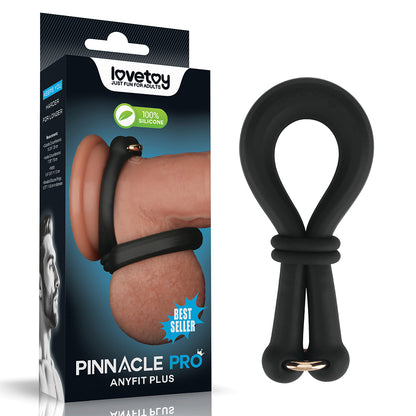Pinnacle Pro Anyfit Plus Stretcher - Black Adjustable Cock Ring