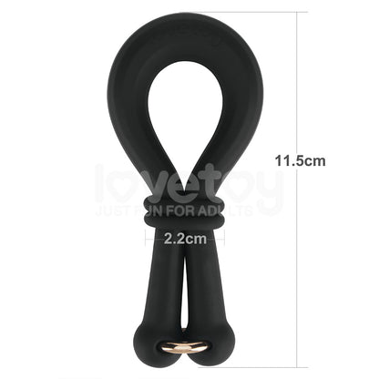 Pinnacle Pro Anyfit Plus Stretcher - Black Adjustable Cock Ring