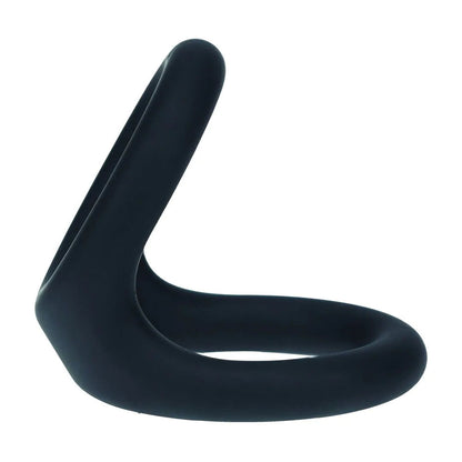 LEVELZ Double O Silicone Cock Ring - L - Black - Black Cock & Balls Rings
