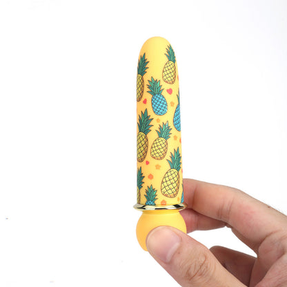 Maia KONA - Pineapple Yellow 10 cm USB Rechargeable Powerful Bullet