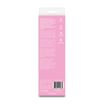 Pretty in Pink Sugar - Pink - Pink 21 cm USB Rechargeable Flexible Vibrator