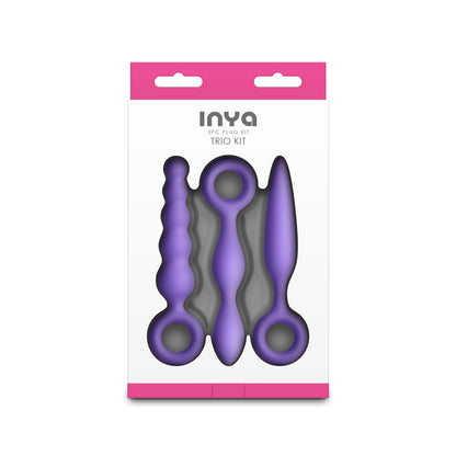 INYA Trio Kit - Purple - Purple Anal Plugs - Set of 3