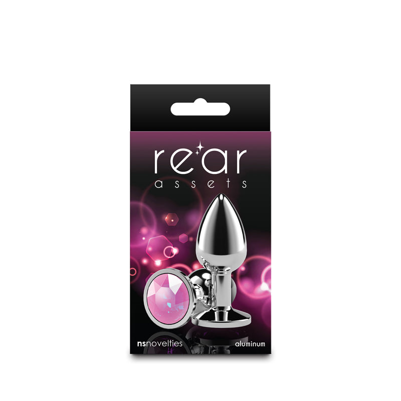Rear Assets Silver - Small - Pink Gem -