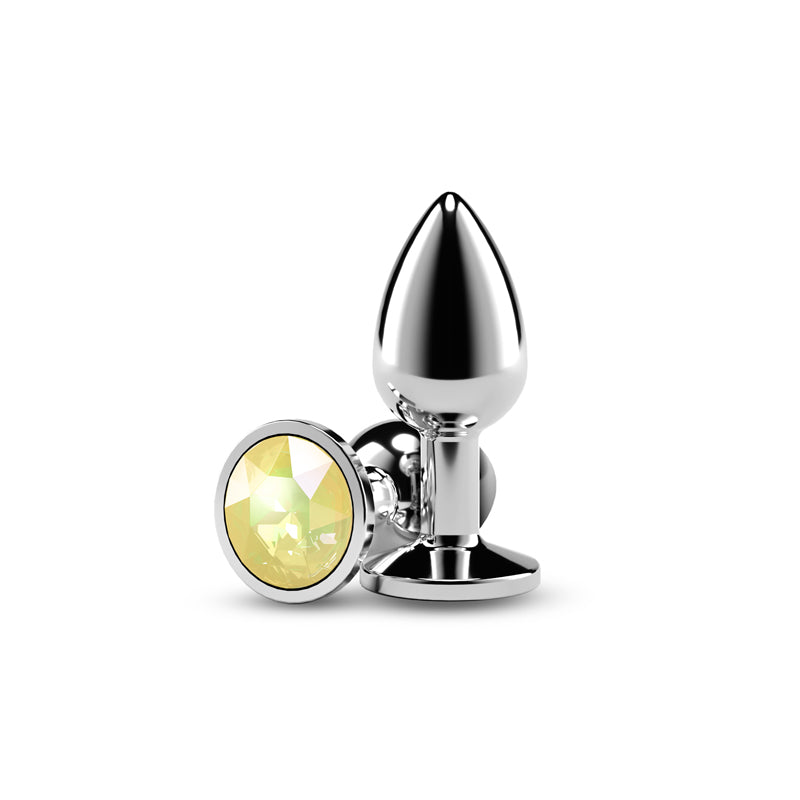 Rear Assets Silver - Small - Yellow Gem -