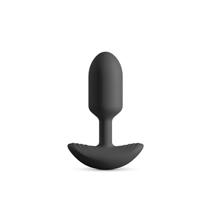 Renegade Pulse - Black - Black 11 cm USB Rechargeable Vibrating Butt Plug