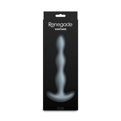 Renegade Vantage - Grey - Grey 20.6 cm USB Rechargeable Vibrating Anal Beads