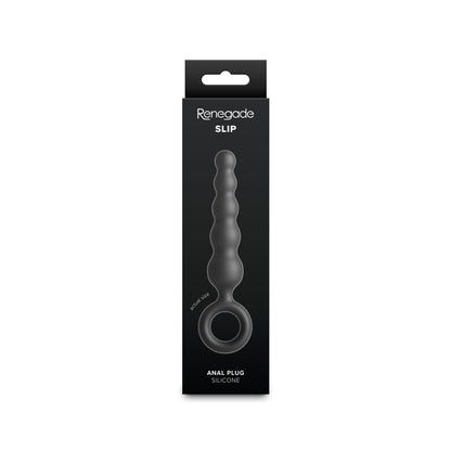 Renegade Slip - Black - Black 12.7 cm Anal Plug