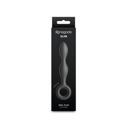 Renegade Slim - Black - Black 12.7 cm Anal Plug