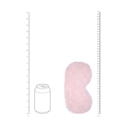 OUCH! Fluffy Mask - Powder Pink - Pink Fluffy Eye Mask