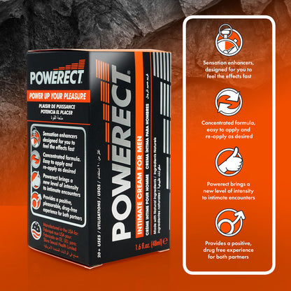 Powerect Intimate Cream - Enhancer Cream for Men - 48 ml Tube