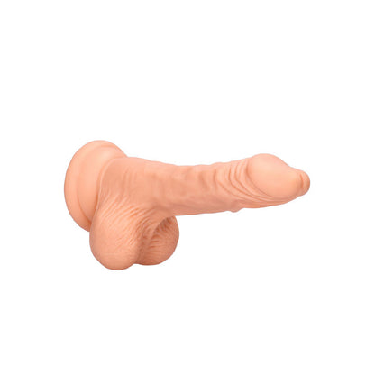 REALROCK 7'' Realistic Dildo With Balls - Flesh 17.8 cm Dong