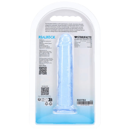 REALROCK Realistic 5'' Dildo - Blue - Blue 12.7 cm Dildo
