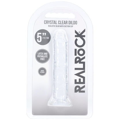 REALROCK Realistic 5'' Dildo - Clear - Clear 12.7 cm Dildo
