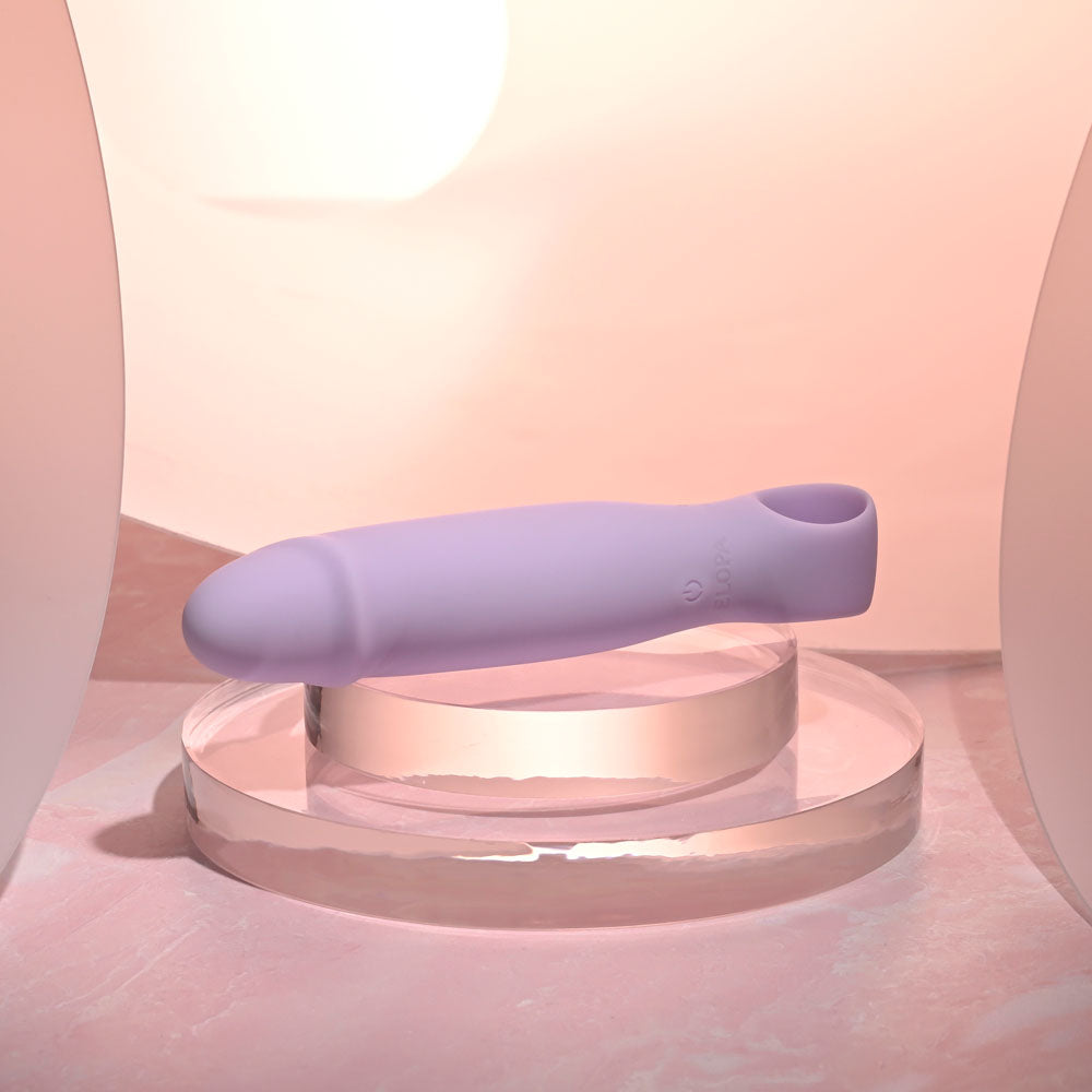 Selopa PETITE PECKER - Purple 11.7 cm USB Rechargeable Mini Vibrator