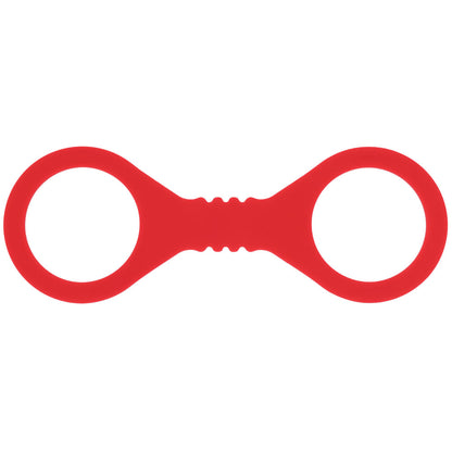 Sex & Mischief Amor Small Silicone Cuffs - Red Small Restraints