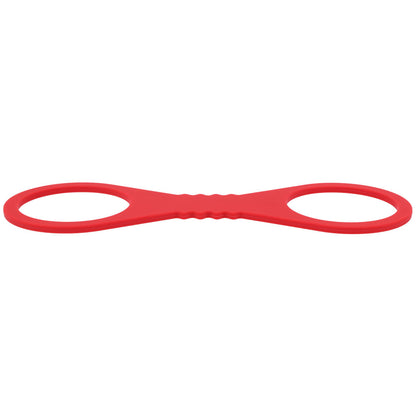 Sex & Mischief Amor Large Silicone Cuffs - Red Large Restraints