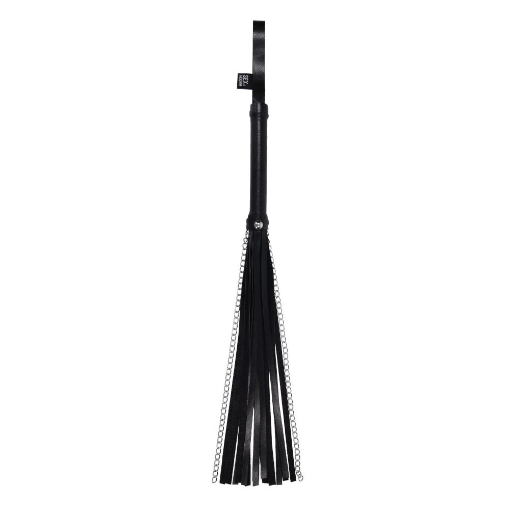 S&M Shadow Chain Flogger - Black Flogger Whip