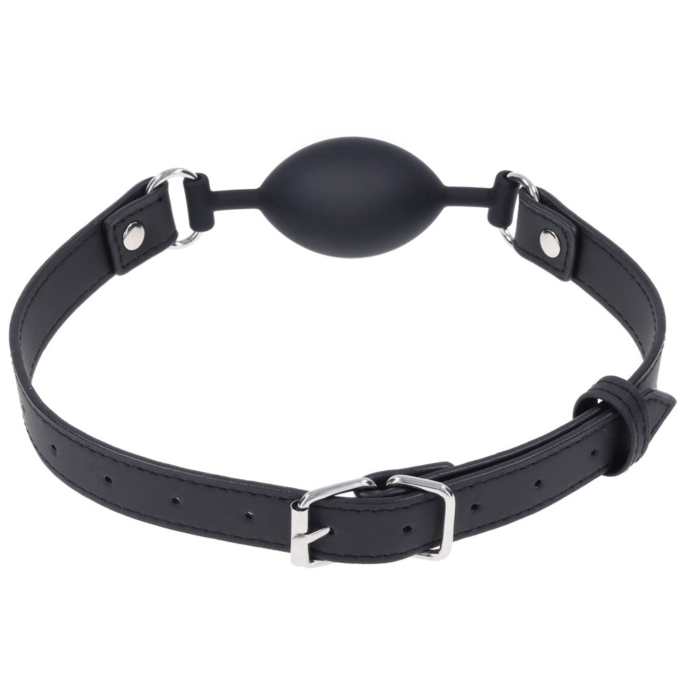 SPORTSHEETS Signature Midnight Muse Oval Gag - Black Mouth Restraint