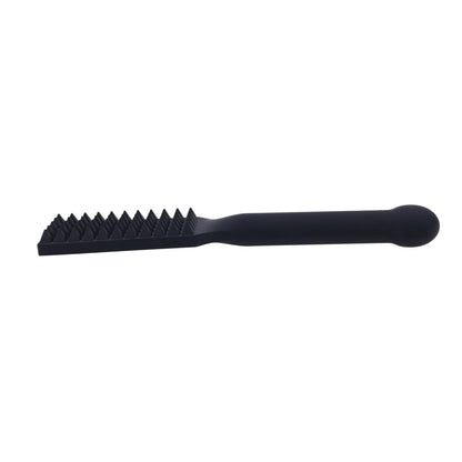EDGE Spiked Silicone Paddle - Black Spanking Paddle with Insertable Handle
