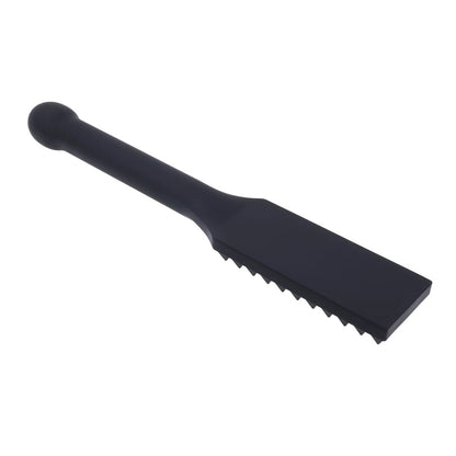 EDGE Spiked Silicone Paddle - Black Spanking Paddle with Insertable Handle