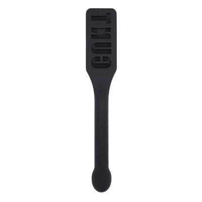 EDGE CUNT Silicone Paddle - Black Silicone Paddle with Insertable Handle