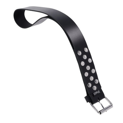 EDGE Leather Belt Spanker - Black Spanking Whip