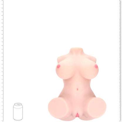 XKIN Bodyforms - Aveline Luxe - Flesh Lifelike Mini Torso Masturbator