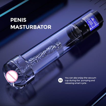 LuvPump Smart Penis Pump - Clear USB Rechargeable Automatic Penis Pump